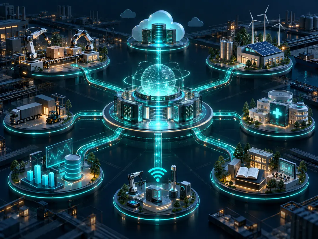 Connected digital ecosystem supporting technology across industries